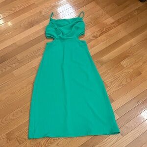 Rolla Coster Vibrant Green Backless Dress